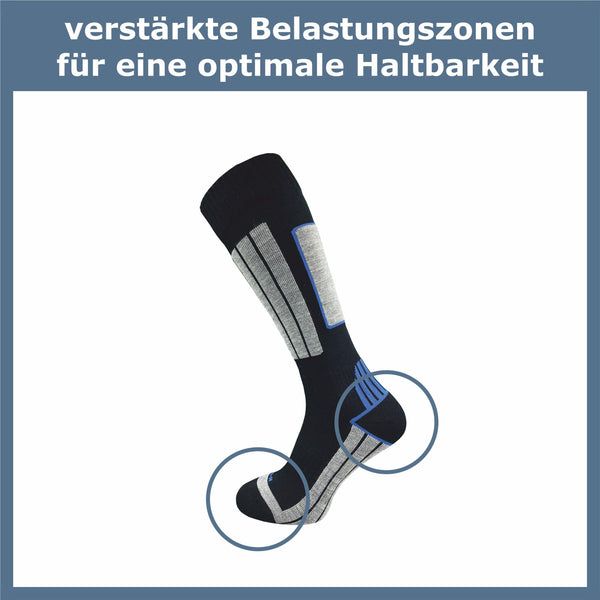 Skisocken mit Polsterung Damen (4 Paar) - GAWILO