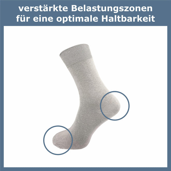 100% Baumwollsocken Herren (10 Paar) - GAWILO