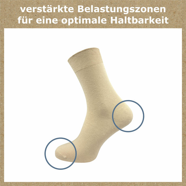 100% Baumwollsocken Herren (10 Paar) - GAWILO