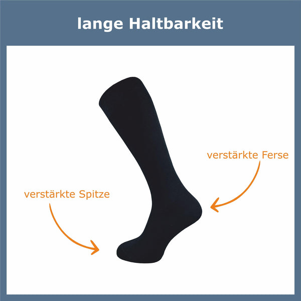 Kniestrümpfe Damen & Herren (4 Paar) - GAWILO