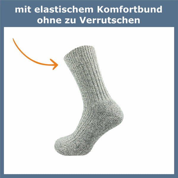 Warme & gepolsterte Norwegersocken Herren (10 Paar) - GAWILO