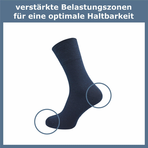 Socken ohne Gummidruck Herren (6 Paar) - GAWILO