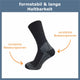 Wandersocken mit Merinowollanteil & Fersenpolster Damen & Herren (4 Paar) - GAWILO