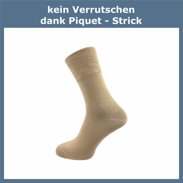 Socken ohne Gummidruck Damen (6 Paar) - GAWILO
