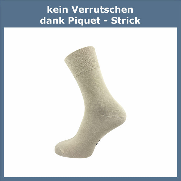 Socken ohne Gummidruck Damen (6 Paar) - GAWILO