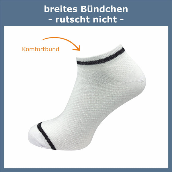 Sneaker Socken Damen (6 Paar) - GAWILO