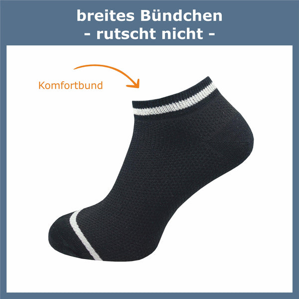 Sneaker Socken Damen (6 Paar) - GAWILO