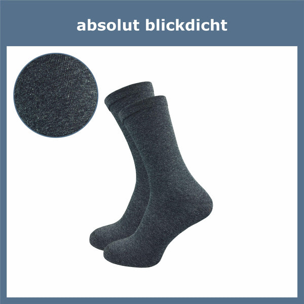 Diabetikersocken ohne Gummi & ohne Naht | Hochwertiges & feines Maschenbild | Damen (6 Paar) - GAWILO