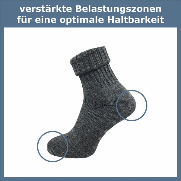 Stoppersocken aus Wolle Damen (2 Paar) - GAWILO