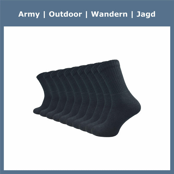 Army- & Jagdsocken Herren & Damen (10 Paar) - GAWILO