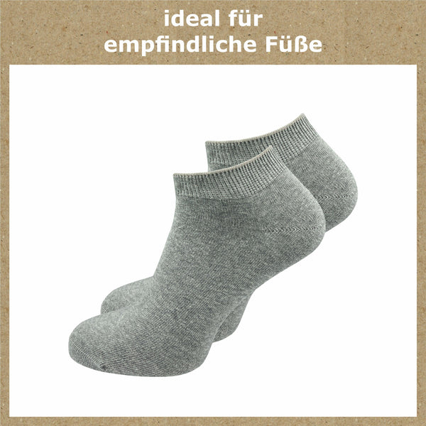 Sneaker Socken aus 100% Baumwolle Damen & Herren (8 Paar) - GAWILO