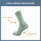 Socken mit Premium Komfortbund ohne Naht | Kein Einschneiden, Beste Qualität | Damen & Herren (6 Paar) - GAWILO