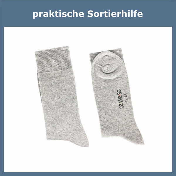 ca·wa·so 100 % Baumwollsocken Damen (10 Paar) - GAWILO