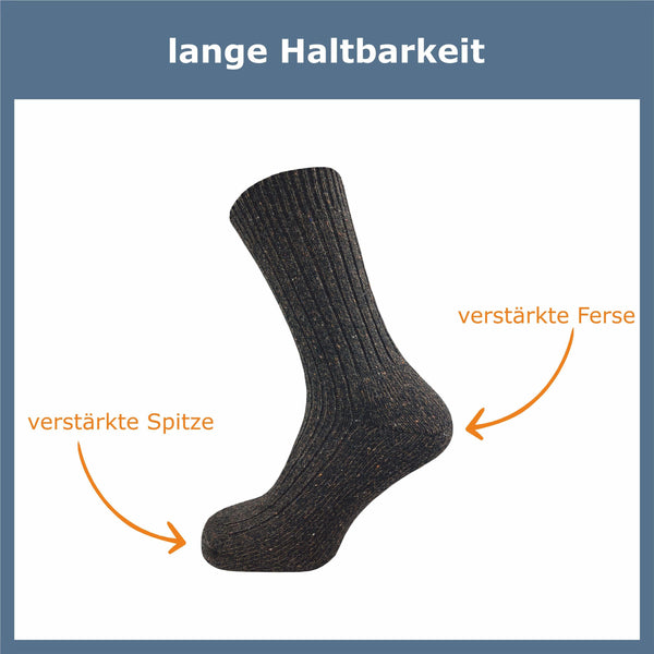 Warme & gepolsterte Norwegersocken Herren (10 Paar) - GAWILO