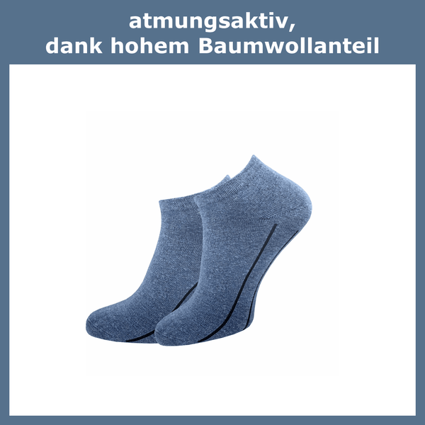 Sneaker Socken Damen (6 Paar) - GAWILO