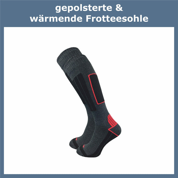 Skisocken mit Polsterung Herren (4 Paar) - GAWILO