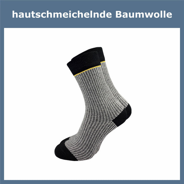 Socken mit Hahnentritt Damen (6 Paar) - GAWILO