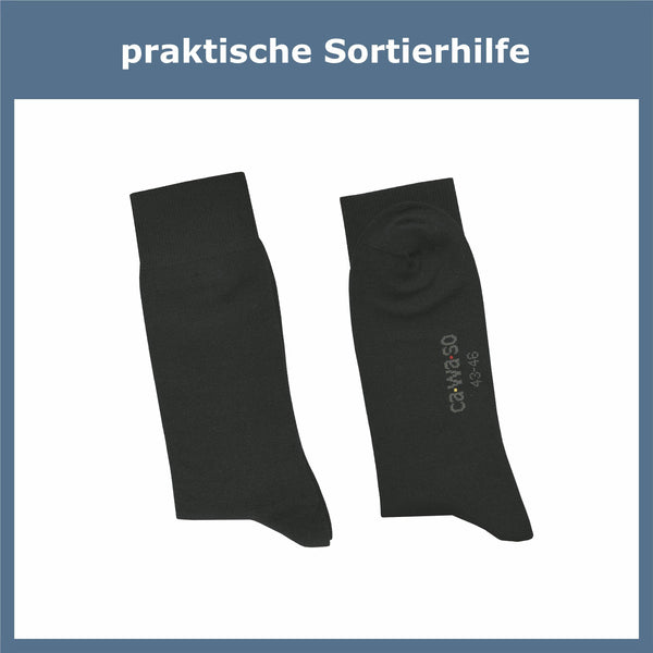 ca·wa·so 100 % Baumwollsocken Damen (10 Paar) - GAWILO