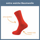 Socken mit Premium Komfortbund ohne Naht | Kein Einschneiden, Beste Qualität | Damen & Herren (6 Paar) - GAWILO