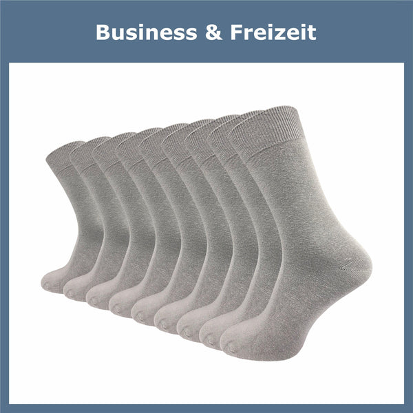 Hochwertige Socken 80% Baumwolle Damen & Herren 9 (Paar) - GAWILO