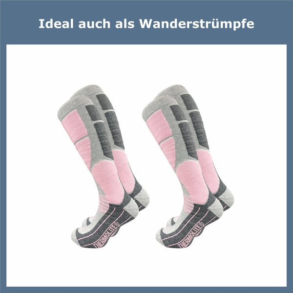 THERMOLITE® Skisocken Damen (2 Paar) - GAWILO