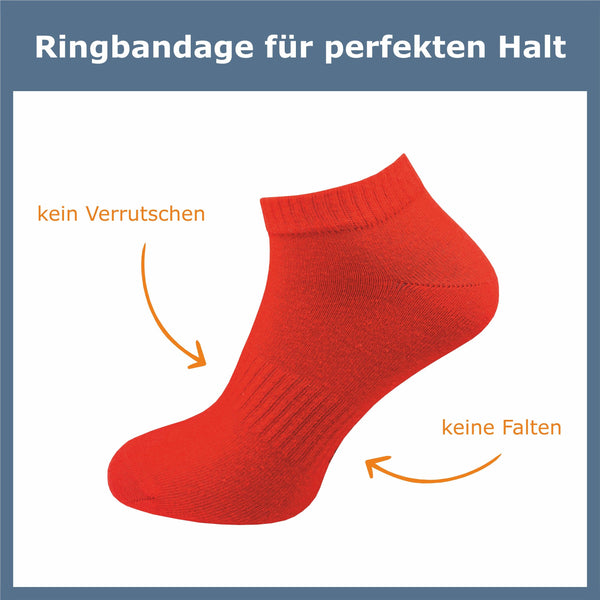 Kurze Sportsocken Damen & Herren (6 Paar) - GAWILO