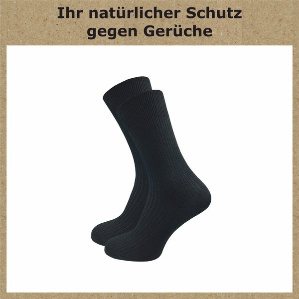 Basicsocken "Natur" für Damen aus 100% Baumwolle (10 Paar) - GAWILO