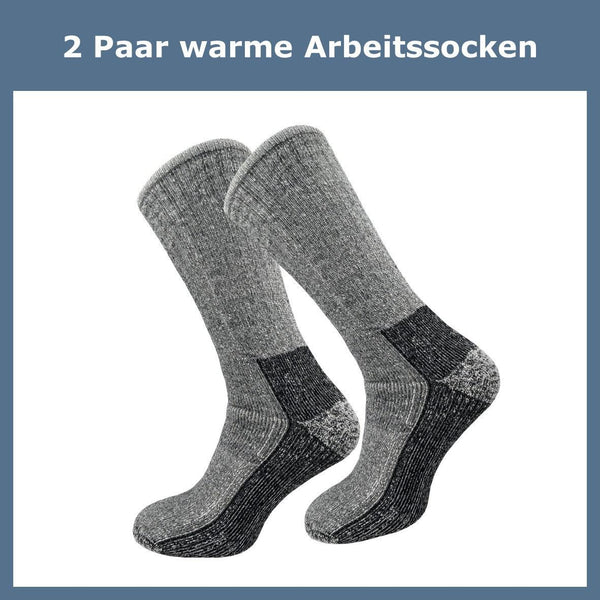 Warme Arbeitssocken Herren (2 Paar) - GAWILO