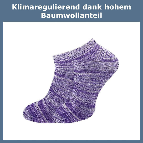 Sneaker Socken Damen (6 Paar) - GAWILO