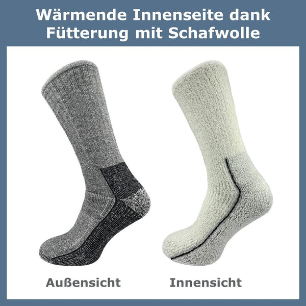 Warme Arbeitssocken Herren (2 Paar) - GAWILO