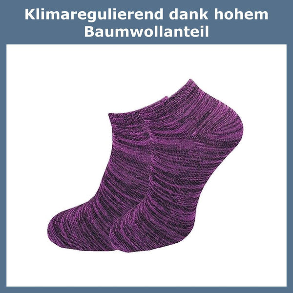 Sneaker Socken Damen (6 Paar) - GAWILO