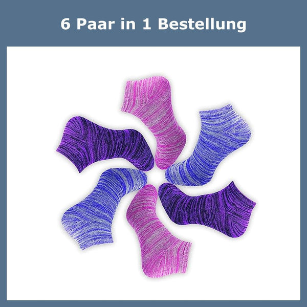 Sneaker Socken Damen (6 Paar) - GAWILO
