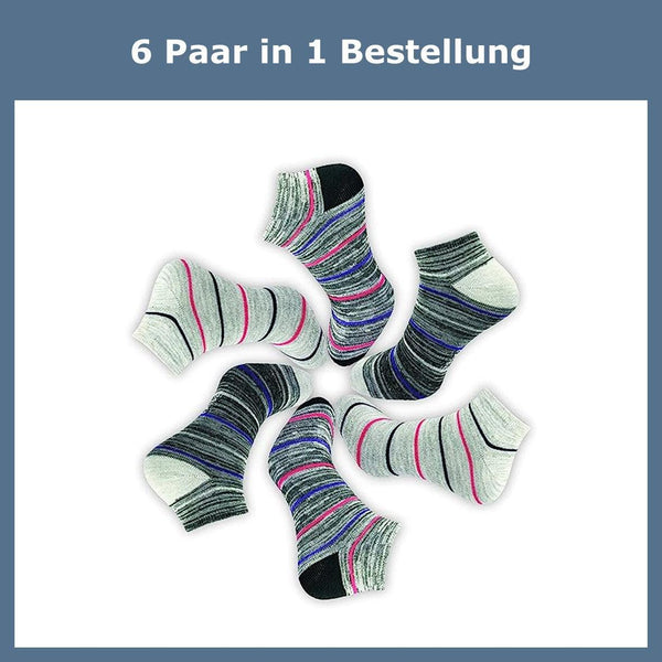 Sneaker Socken Damen (6 Paar) - GAWILO