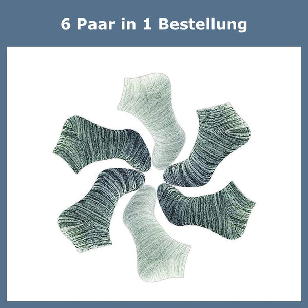 Sneaker Socken Damen (6 Paar) - GAWILO