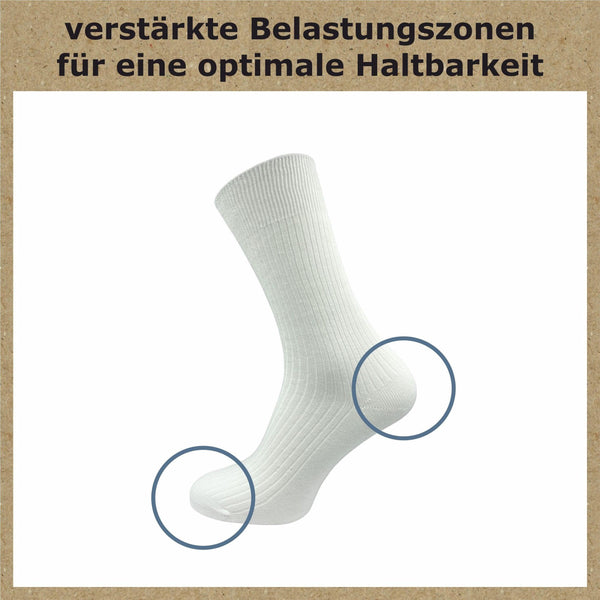 Komfortsocken "Natur" Damen (10 Paar) - GAWILO